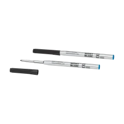 2 Ballpoint Refills, Barbados Blue - Medium
