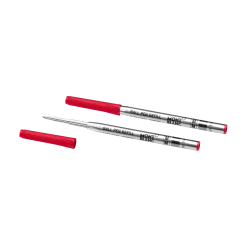 2 Ballpoint Refills, Modena Red - Medium