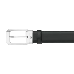 Black/brown 30 mm reversible leather belt