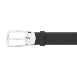 Black 30 mm leather belt