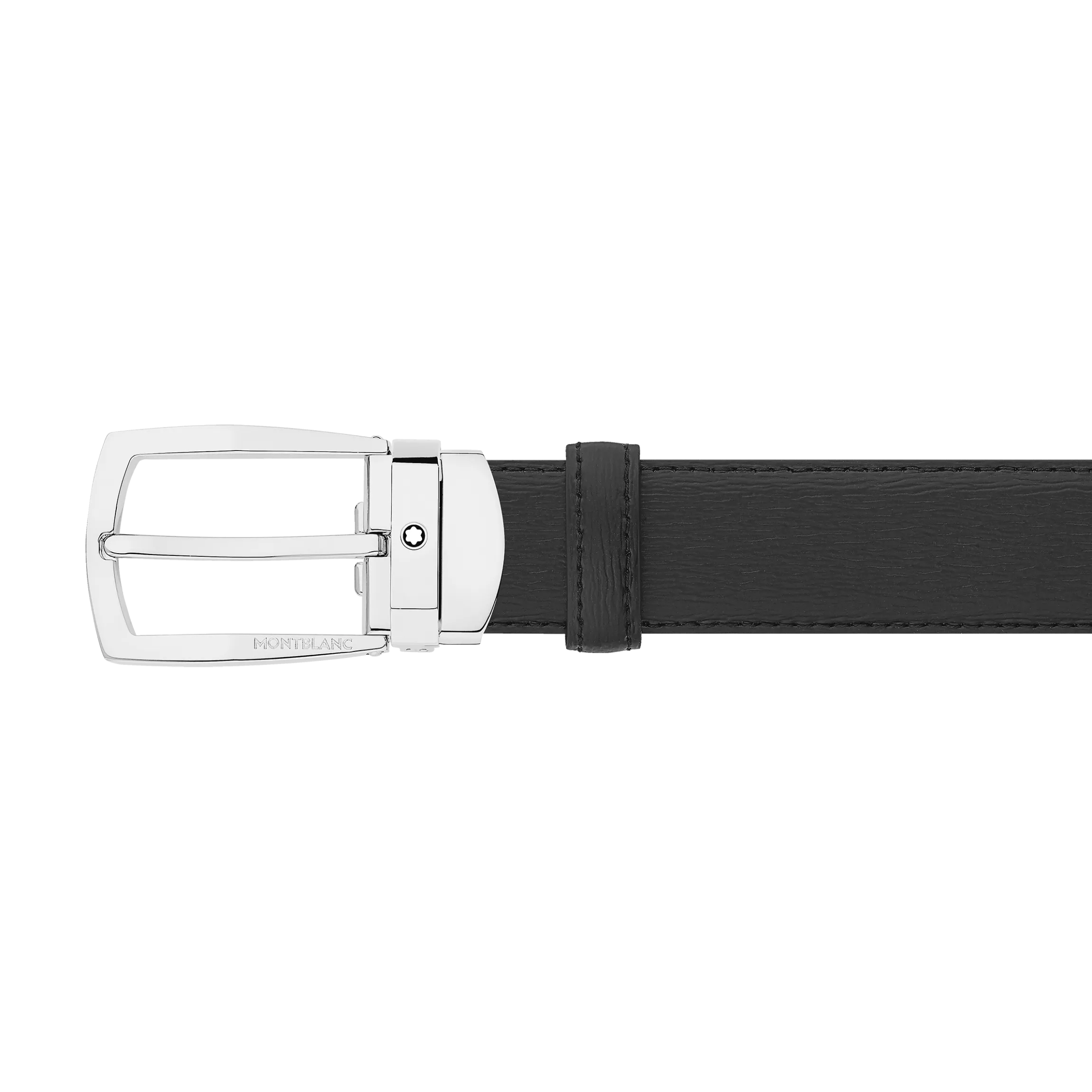 Black 30 mm leather belt