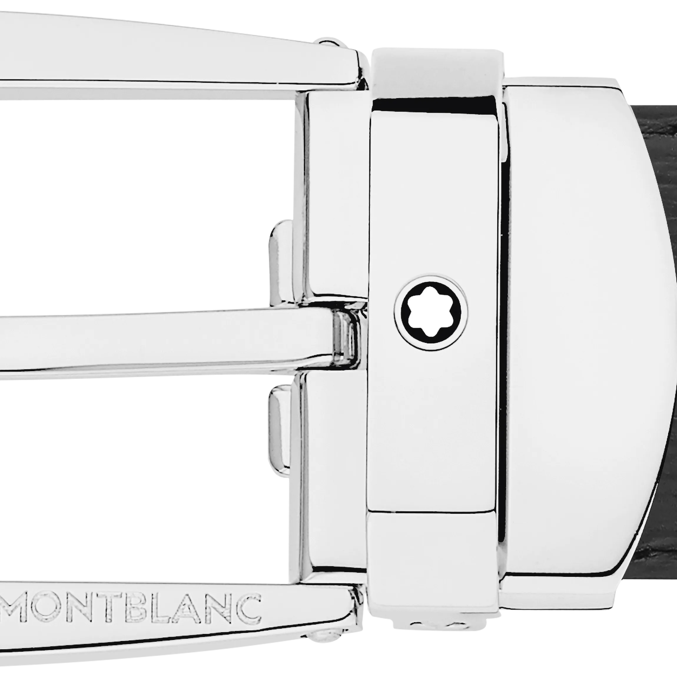 Black 30 mm leather belt