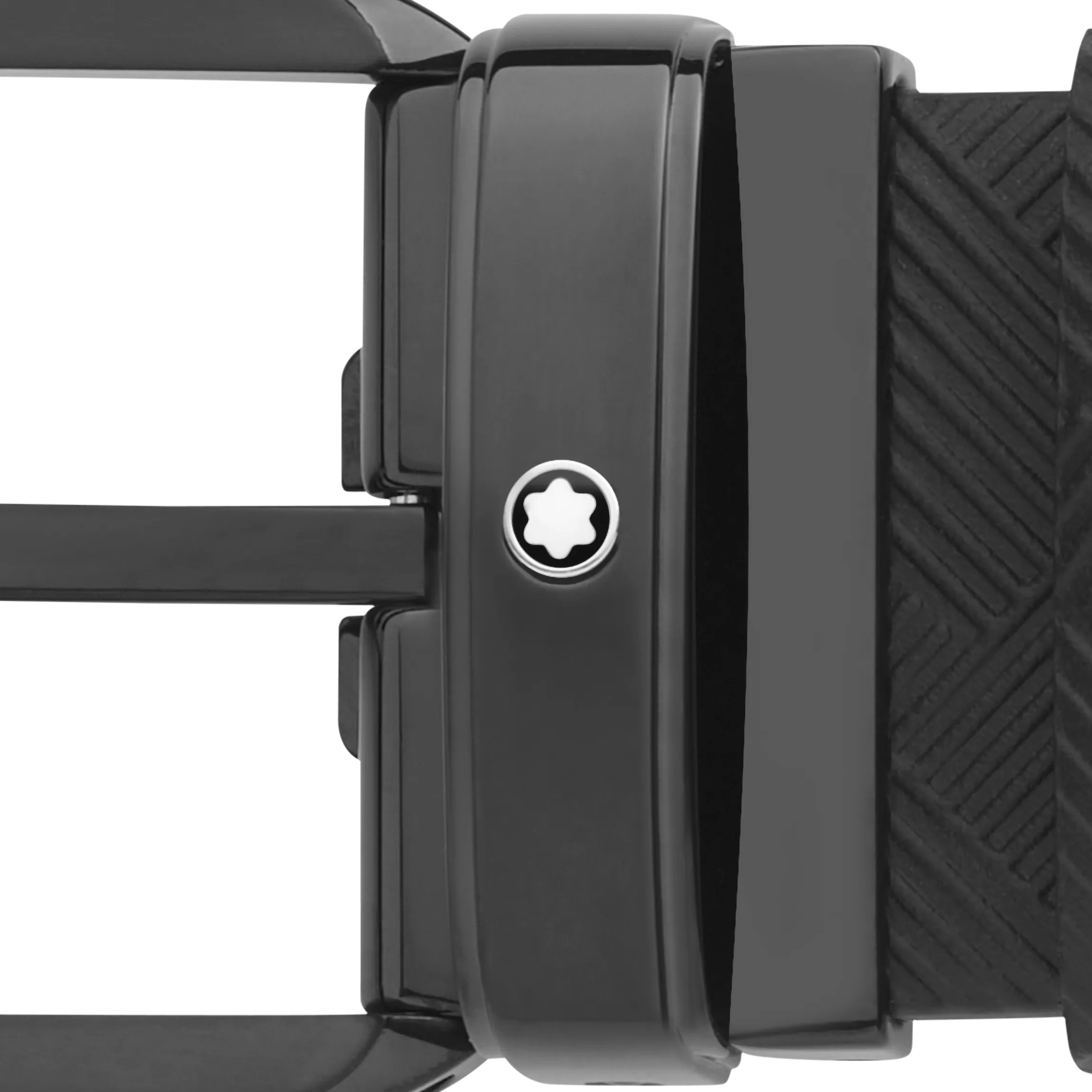 Black 35 mm reversible leather belt