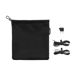 Black Travel Set for Montblanc MB 01 Headphones