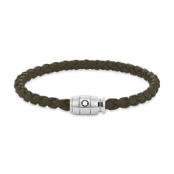 Bracelet Large, Soft Leather, Khaki