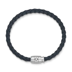 Bracelet Medium, Soft Leather, Avio Blue