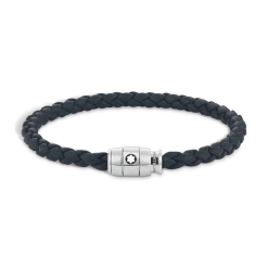 Bracelet Small, Soft Leather, Avio Blue