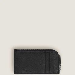 Card Holder 7cc with zip in Sartorial Leather