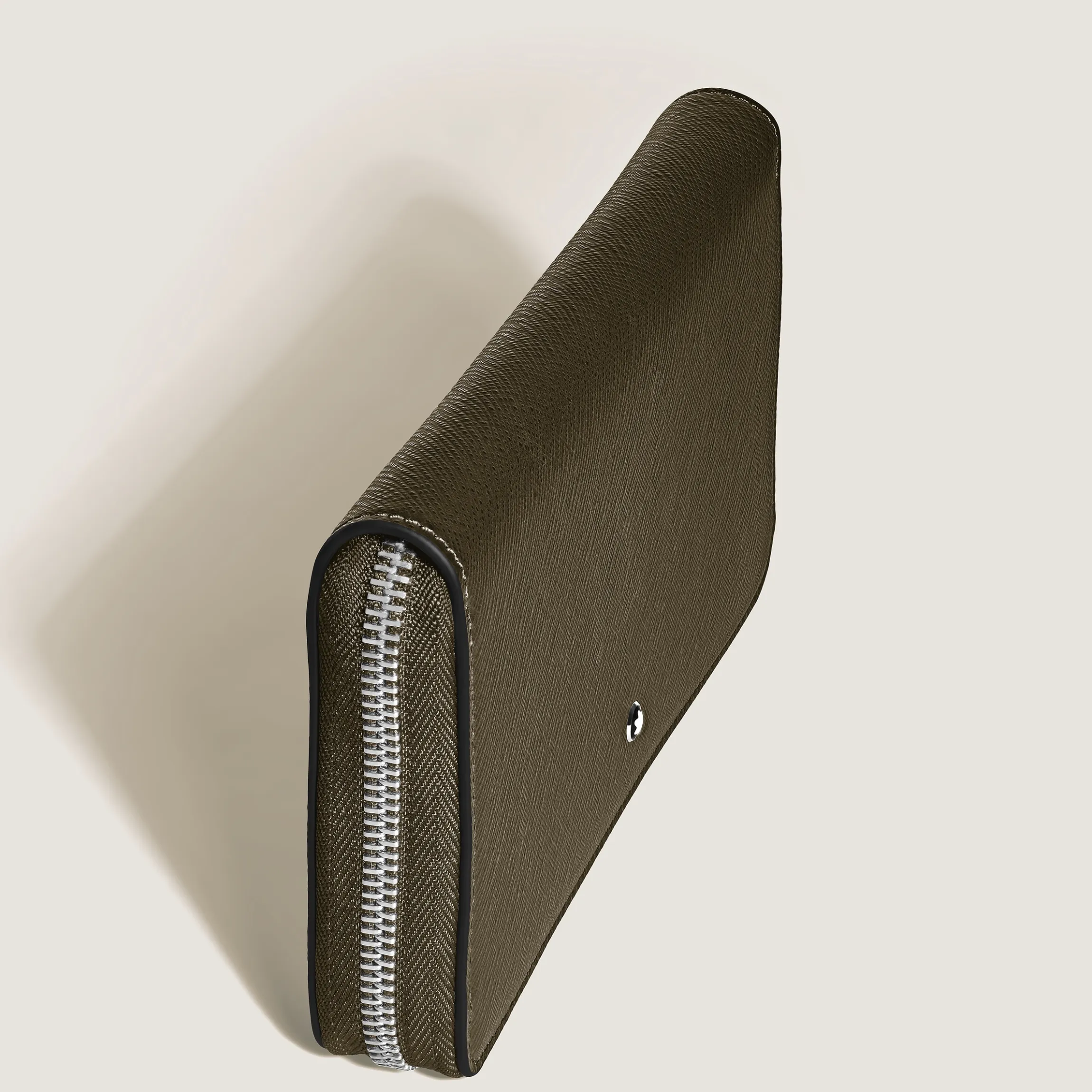 Continental Wallet 12cc with zip in Sartorial Leather