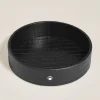 Desk Tray Large, Croco-Embossed Leather, Black