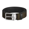 Everyday buckle brown/black 35mm reversible leather belt
