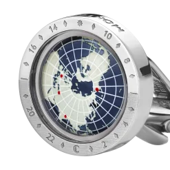 1858 Geosphere Cufflinks Blue