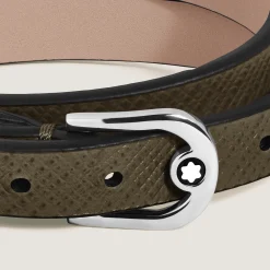 Horseshoe Buckle Adjustable Bracelet in Sartorial Leather