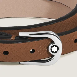 Horseshoe Buckle Adjustable Bracelet in Sartorial Leather