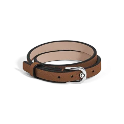 Horseshoe Buckle Adjustable Bracelet in Sartorial Leather