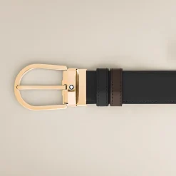 Horseshoe 35 mm Reversible Belt in Meisterstück Leather