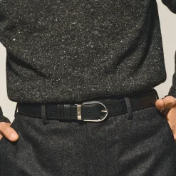 Horseshoe 30 mm Reversible Belt in Sartorial Leather