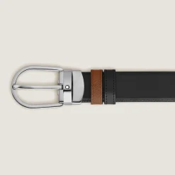 Horseshoe 30 mm Reversible Belt in Sartorial Leather