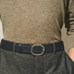 Horseshoe 30 mm Reversible Belt in Sartorial Leather