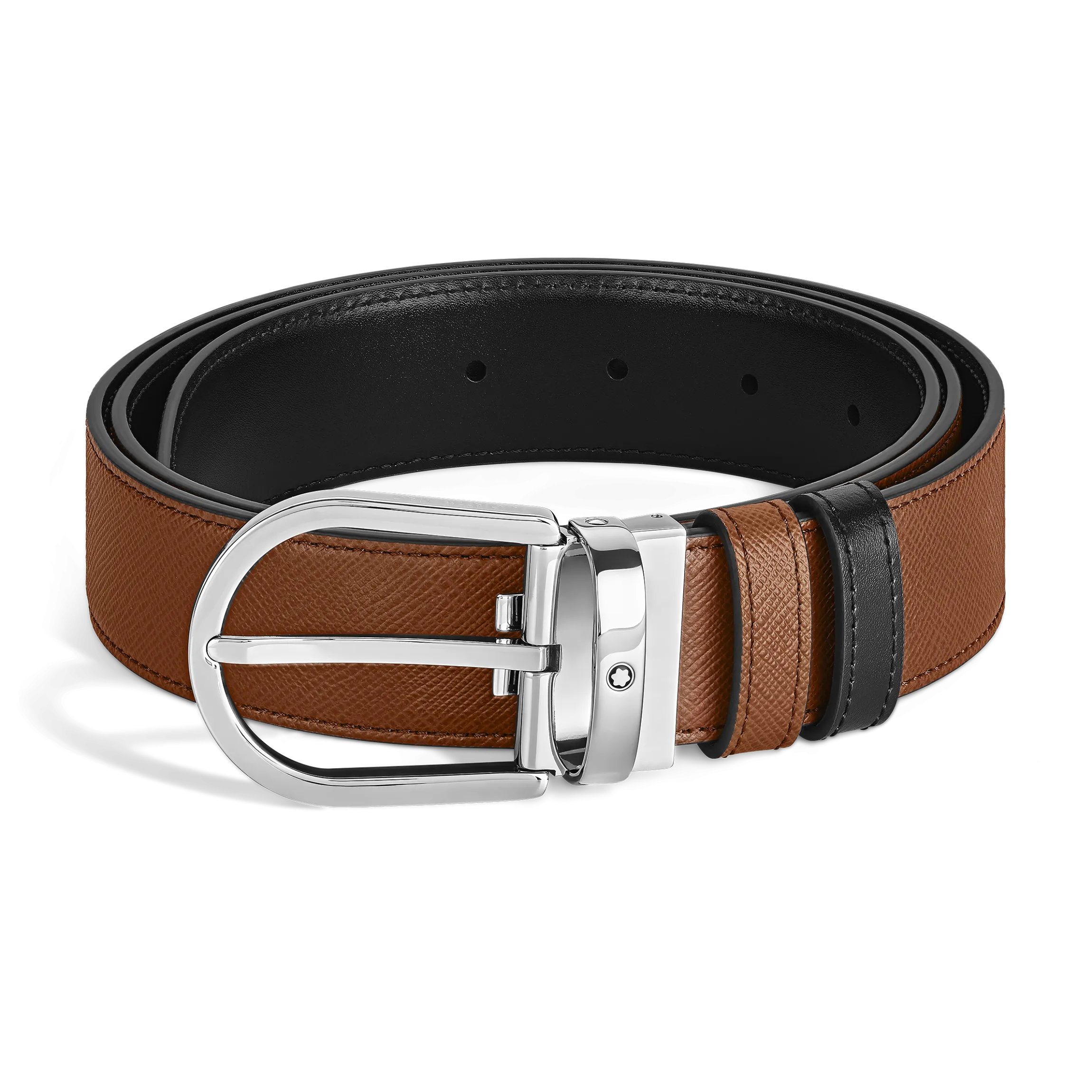 Horseshoe 35 mm Reversible Belt in Sartorial Leather