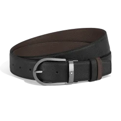 Horseshoe 35 mm Reversible Belt in Sartorial Leather