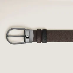 Horseshoe 30 mm Reversible Belt in Sartorial Leather