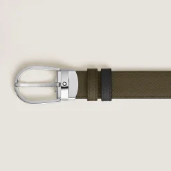 Horseshoe 30 mm Reversible Belt in Sartorial Leather