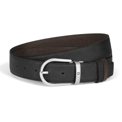 Horseshoe 35 mm Reversible Belt in Sartorial Leather