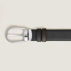 Horseshoe 30 mm Reversible Belt in Sartorial Leather