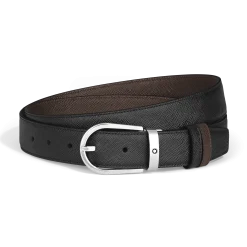Horseshoe 30 mm Reversible Belt in Sartorial Leather