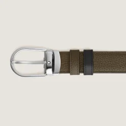 Horseshoe 30 mm Reversible Belt in Grain Leather