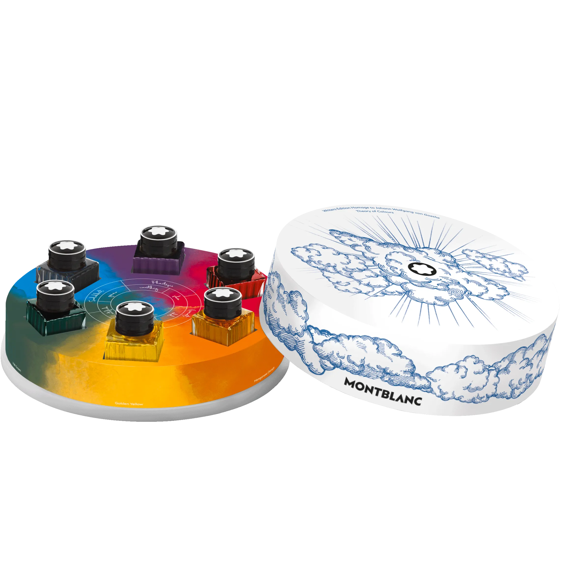 Ink Bottles Set, Writers Edition Homage to Johann Wolfgang von Goethe - 6x30ml