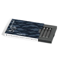 Ink Cartridges, Meisterstück Around the World in 80 Days, Blue - 8-unit package