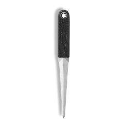 Letter Opener, Croco-Embossed Leather, Black