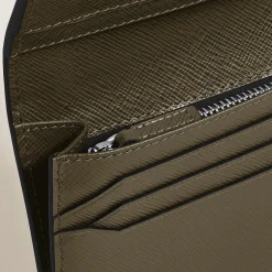 Long Wallet 14cc with Zip in Sartorial Leather
