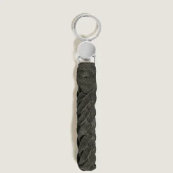 Loop Key Holder in Suede Leather