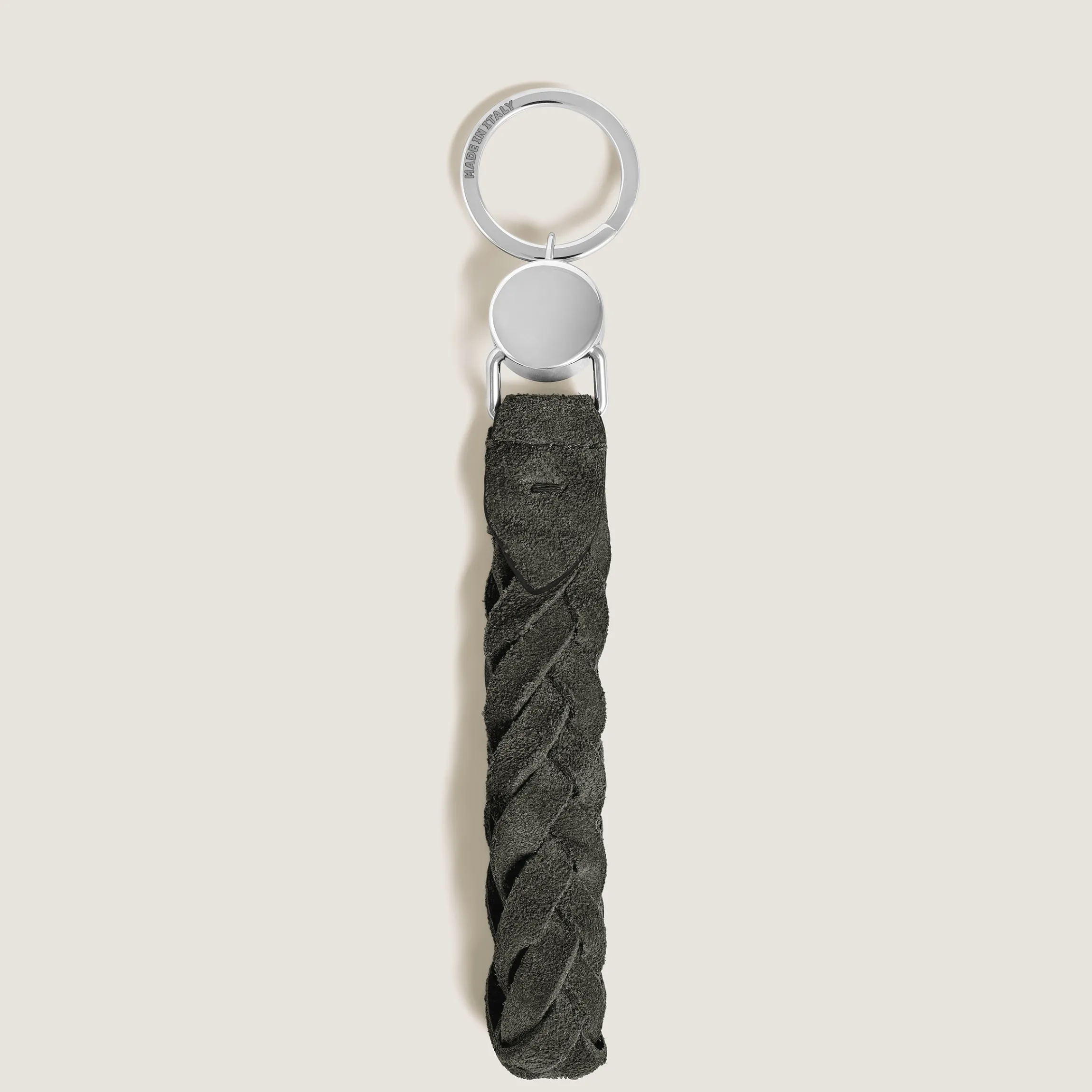 Loop Key Holder in Suede Leather