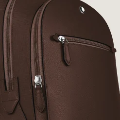 Medium Backpack with 3 Compartments in Sartorial Leather