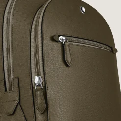 Medium Backpack with 3 Compartments in Sartorial Leather
