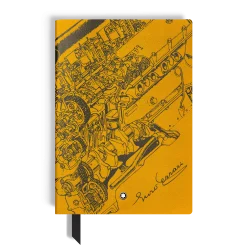Medium Notebook, Great Characters Enzo Ferrari Special Edition Giallo Modena, Lined Pages