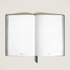 Medium Notebook in Grain Leather, Lined Pages