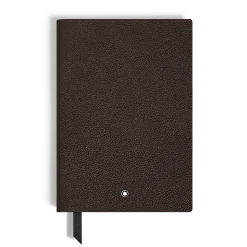 Medium Notebook in Grain Leather, Lined Pages