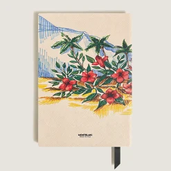 Medium Notebook in Sartorial Leather, Summer Capsule, Lined Pages