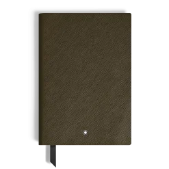 Medium Notebook in Sartorial Leather, Lined Pages