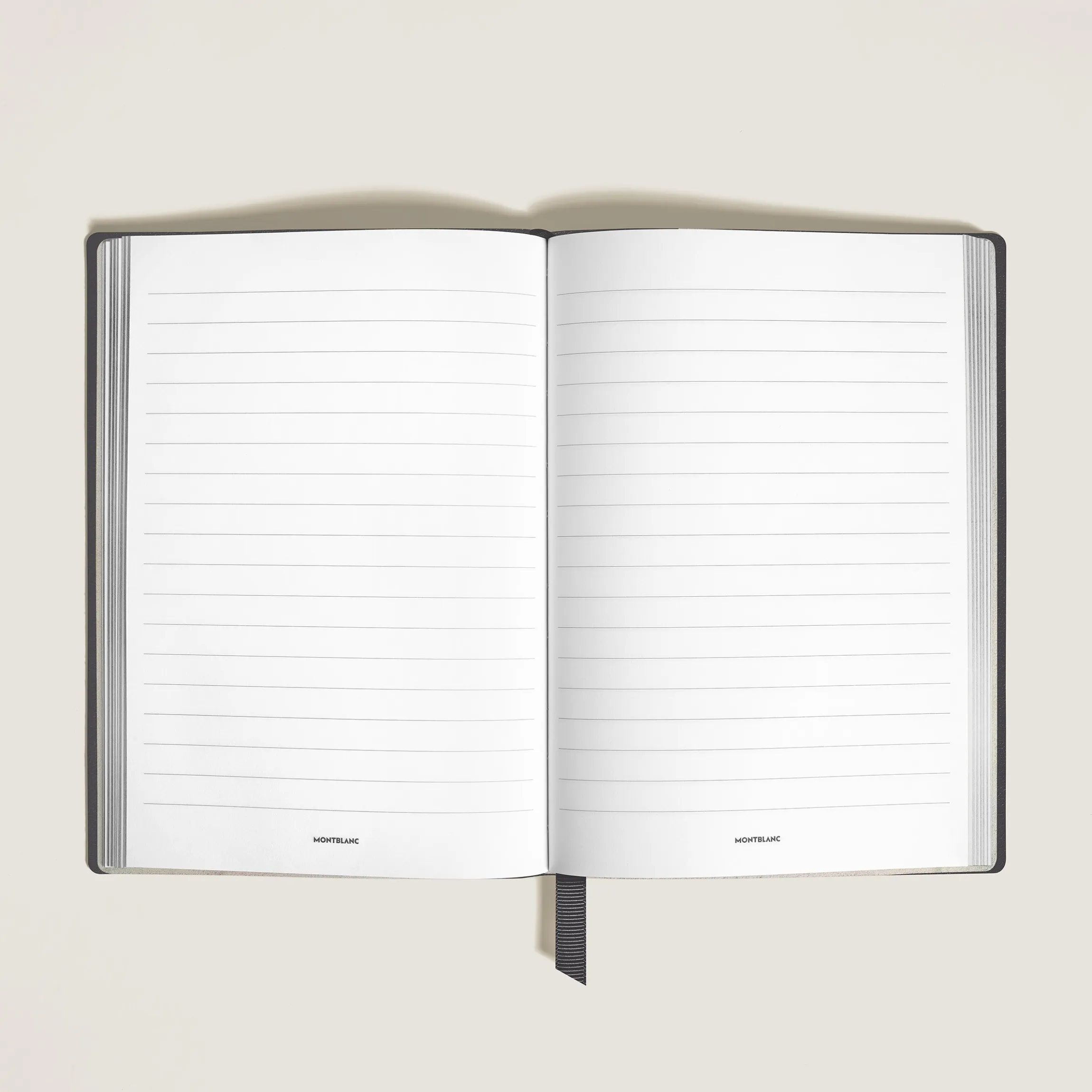 Medium Notebook in Soft Leather, Lined Pages
