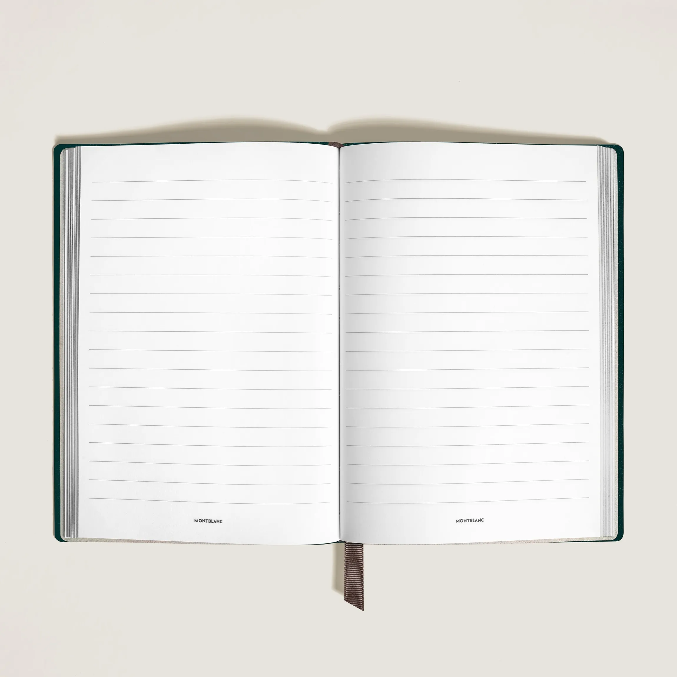 Medium Notebook in Soft Leather, Lined Pages