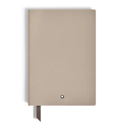 Medium Notebook in Soft Leather, Lined Pages