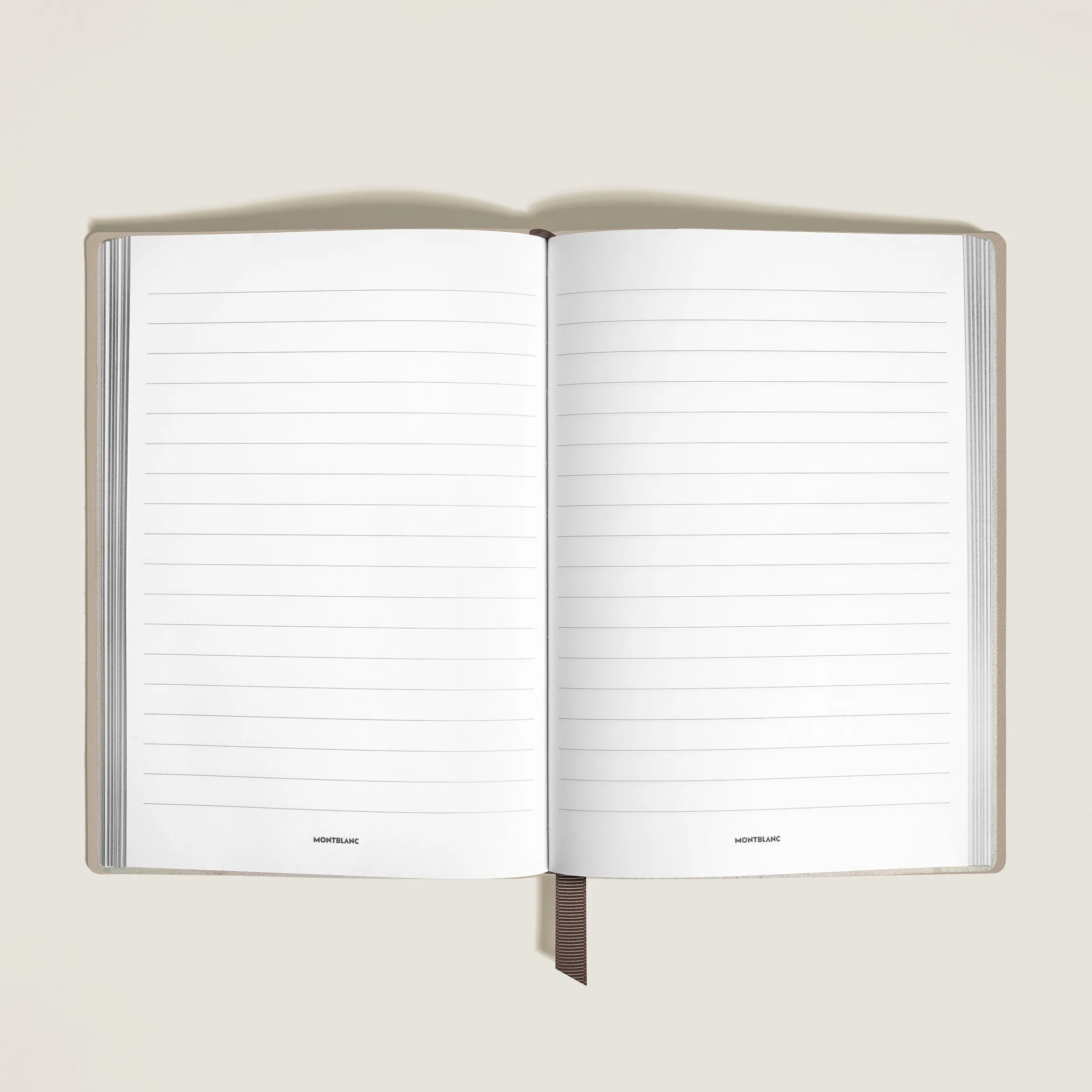 Medium Notebook in Soft Leather, Lined Pages