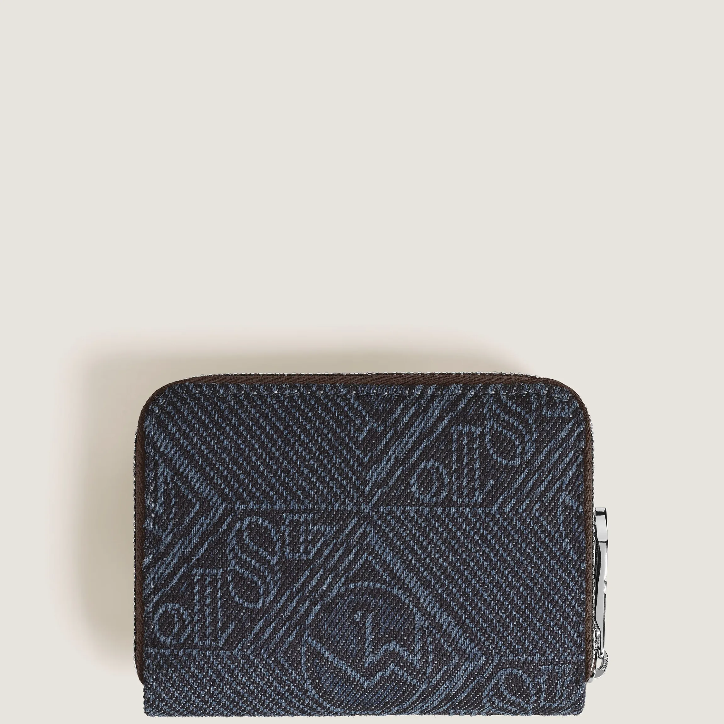 Mini Wallet 2cc with Zip in 4810 Denim