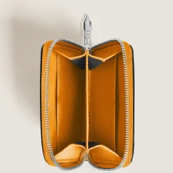 Mini Wallet 2cc with Zip in Sartorial Leather
